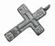 Lovely Late Medieval Bronze Cross Pendant - Wearable Artifact - St26 Roman photo 1
