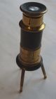 Early 20th Century Miniature Table Microscope By Hunter Penrose London Other Antique Science Equip photo 1
