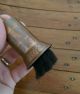 Vintage Sealyham Dog Fireplace Tool Push Up Fur Brush Brass Bronze Copper Hearth Ware photo 6