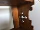 Antique Gothic Influence Arts And Crafts Wall Cupboard/shelf 63 Cm Wide Arts & Crafts Movement photo 2