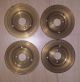 4 Reclaimed Cast Brass Door Knob Back Plates Approx 50 Mm Door Knobs & Handles photo 3