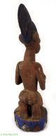 Yoruba Kneeling Female Presenting Breasts Nigeria African Art Was $150.  00 Sculptures & Statues photo 3