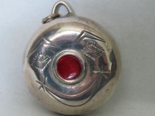 Vintage Towle Sterling Silver Baby Rattle Happy Clown Face 1950s (ring Missing) photo