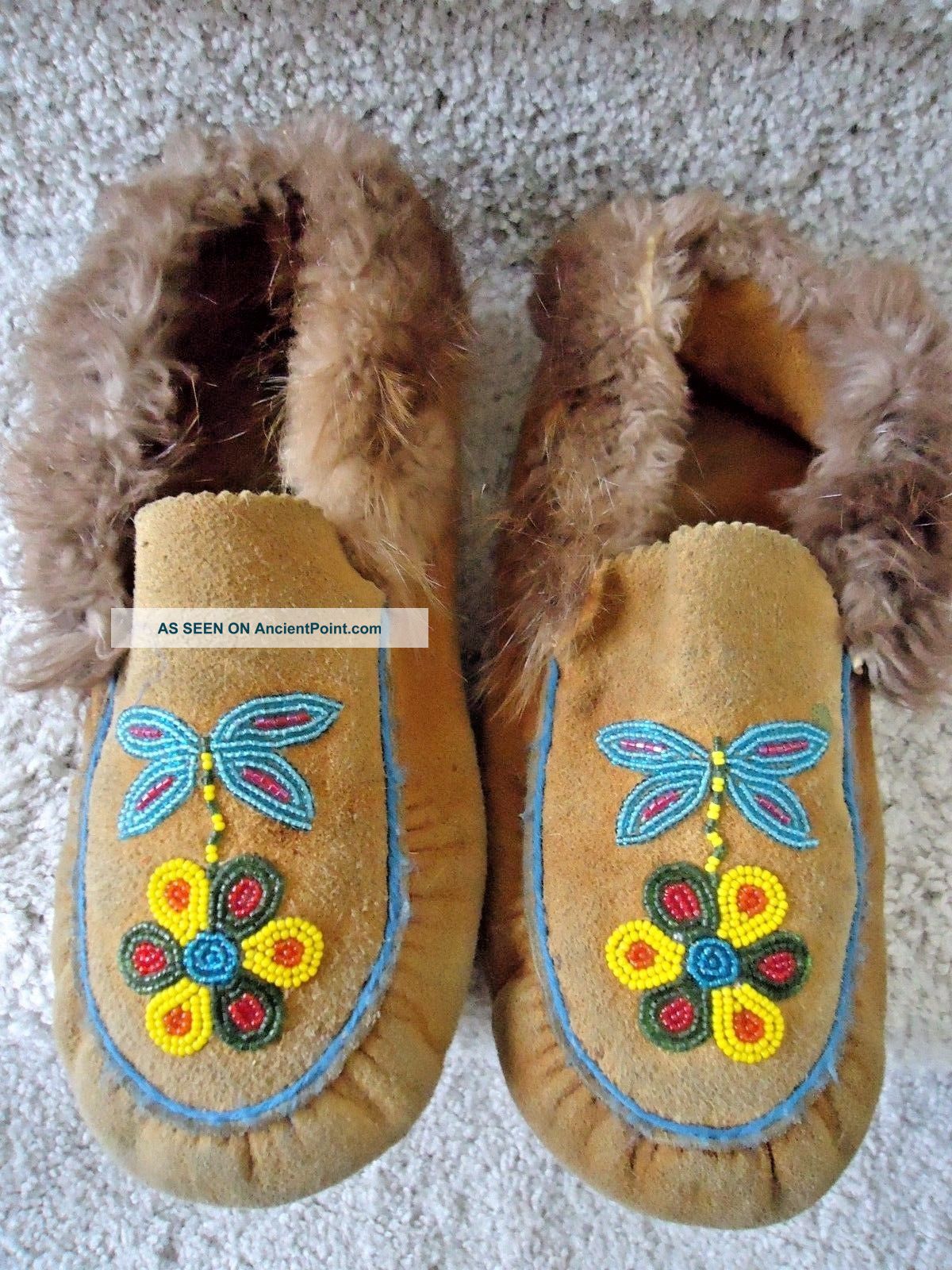 handmade native american moccasins