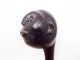 Antique African Wooden Hand Carved Knobkerrie Wood Face Knobkierie Other African Antiques photo 9