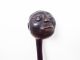 Antique African Wooden Hand Carved Knobkerrie Wood Face Knobkierie Other African Antiques photo 8