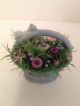 Easter Vtg Button Bokay/lavender Basket - Country Decor - Ornie - Shabby Cottage Chic Primitives photo 2