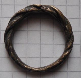 Viking Period Tin Bronze Ring Vf, photo