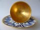 Russian Silver Hallmarked 916 Cloisonne Enamel Gold Wash Cup Saucer & Teaspoon Russian photo 1