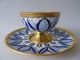 Russian Silver Hallmarked 916 Cloisonne Enamel Gold Wash Cup Saucer & Teaspoon Russian photo 3