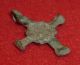 Templar Knights Ancient Bronze Cross Amulet / Pendant Circa 1100 Ad - 3243 - Other Antiquities photo 5