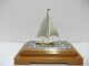 The Sailboat Of Silver Of The Most Wonderful Japan.  A Japanese Antique. Other Antique Sterling Silver photo 3