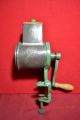 Antique Hand Crank Climax Green Cheese/spice/bread Grater Meat Grinders photo 1