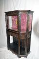 French Gothic Display Cabinet,  Glass Doors,  Oak,  1890s,  Antique,  Religious 1800-1899 photo 7