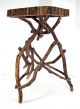 Antique Southern Tramp/folk Art Laurel Twig Table Adirondack Bent Wood Stand 1900-1950 photo 3