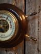 Vintage Nautical Barometer Enamel Face Jason Made In Germany Weather Detector Other Maritime Antiques photo 3