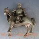 Chinese Silver Copper Hand - Carved Fortuna & Horse Gd6726 Other Antique Chinese Statues photo 7