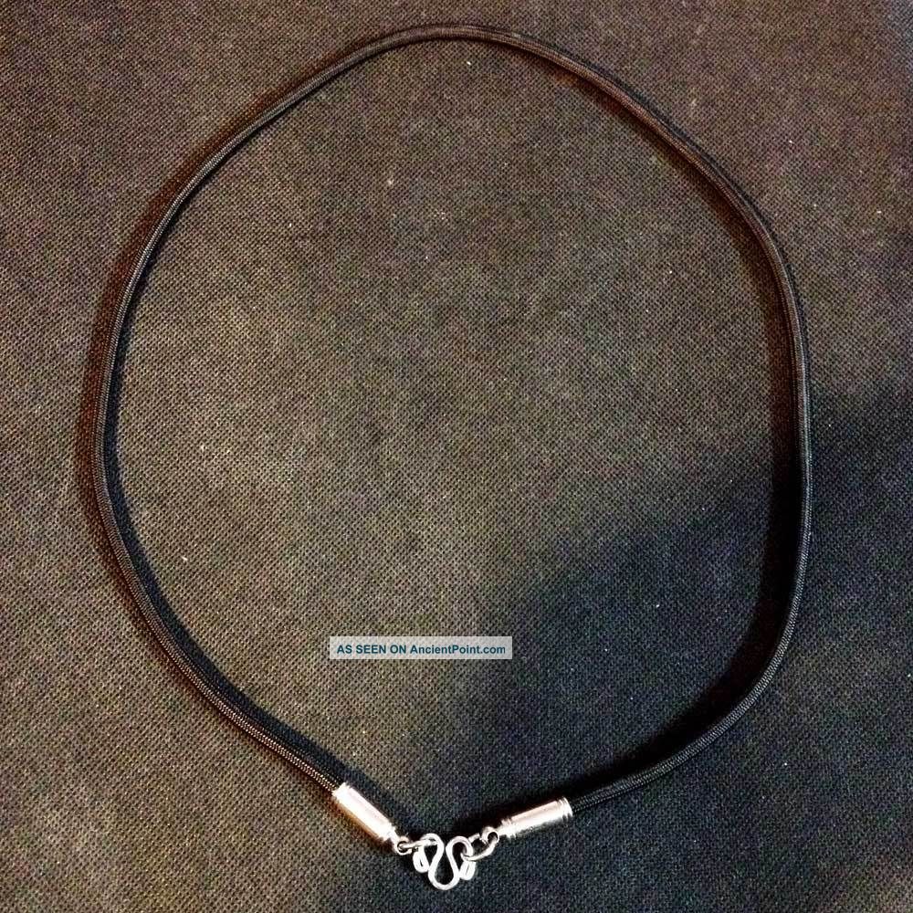 Necklace Black Rope 1 Hook 24 Inches Amulet Pendant Amulets photo