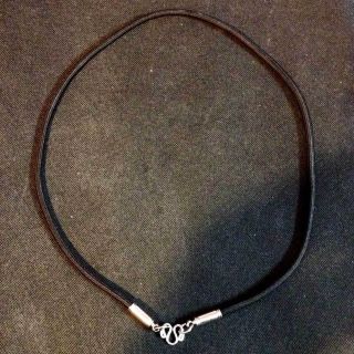Necklace Black Rope 1 Hook 24 Inches Amulet Pendant photo