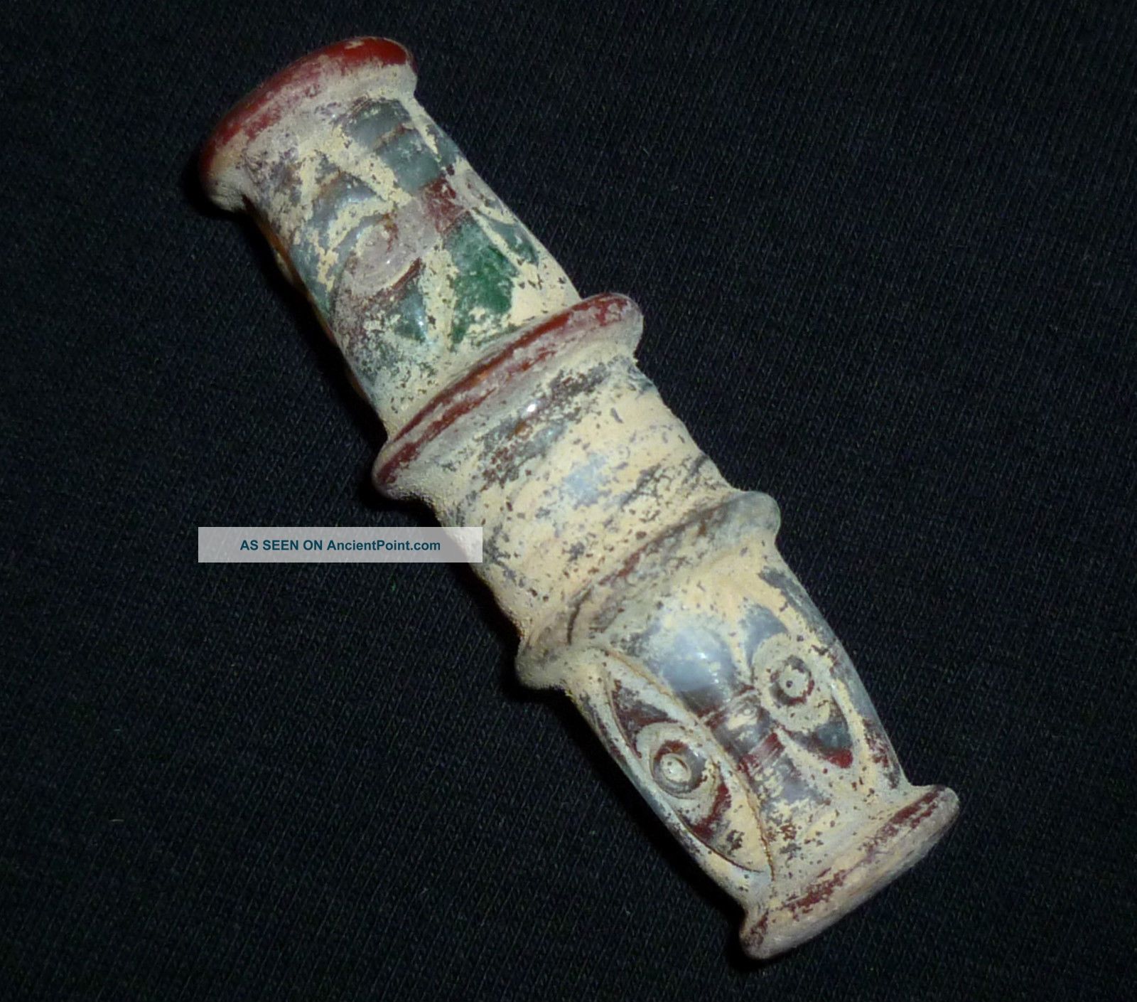 Viking Ancient Artifact Stone Amulet - Bead Circa 700 - 800 Ad - 4040 Scandinavian photo