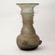 Antique Roman Unguentarium Blown Glass Vessel Flask C.  Iii Ad Authentic 5.  2in H Roman photo 3