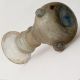 Antique Roman Unguentarium Blown Glass Vessel Flask C.  Iii Ad Authentic 5.  2in H Roman photo 5