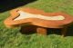 Organic Shaped Mid Century Coffee Table With Capiz Shell Center Inlay Mid-Century Modernism photo 2