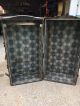 Vtg Antique Indestructo Wardrobe Steamer Travel Trunk Patina Old Table Project 1900-1950 photo 10