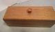 Vintage Recipe Box Wood Double Wide W/ Recipe Card Holder & Recipes Boxes photo 3