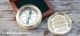 Poem Compass Vintage Brass Compass Antique Style Engraved Compass Case Marine Compasses photo 1