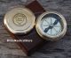 Poem Compass Vintage Brass Compass Antique Style Engraved Compass Case Marine Compasses photo 4