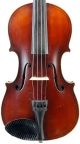 Very Good Antique Violin By Eduard Reichart 1913,  Maggini Model, String photo 1