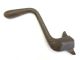 Vintage Old Metal Cast Iron Turn Right Crank Handle Woodstove Ash Shaker Stoves photo 6