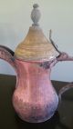 Extremely Rare Bedouin Brass/copper Dallah/coffee Pot Saudi Arabia Middle East photo 1