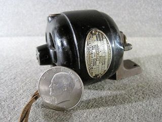 G E Miniature 1/200th Hp Antique Electric A/c Motor With Mounting Stand photo