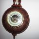 An Attractive Early 20th Century Walnut Barometer Other Antique Science Equip photo 3