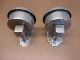 Two Vintage Chromed Bathroom Cup Holders Reclaimed Commercial Motel Pat ' D 1933 Plumbing photo 2