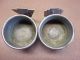 Two Vintage Chromed Bathroom Cup Holders Reclaimed Commercial Motel Pat ' D 1933 Plumbing photo 4