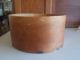 Vtg.  Primitive Wooden Shaker Box Round Cheese Pantry Nailed No Lid Great Display. Primitives photo 2