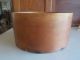 Vtg.  Primitive Wooden Shaker Box Round Cheese Pantry Nailed No Lid Great Display. Primitives photo 3