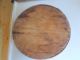 Vtg.  Primitive Wooden Shaker Box Round Cheese Pantry Nailed No Lid Great Display. Primitives photo 6