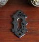 Antique Victorian Cast Iron Key Door Escutcheon - Branford - Hardware - 1885 Escutcheons & Key Hole Covers photo 1