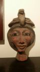 Ancient Egyptians Pharaoh Akhenaten Mask (1353–1336 Bc) First To Worship 1 God Egyptian photo 2