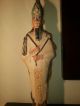 Ancient Egyptian God Osiris Wearing Crown Hold Crooks Covered Leather1970 - 1860bc Egyptian photo 1
