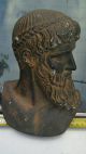 Vintage Poseidon Roman Greek God Bust Zeus Leonidas Soldier Warrior Unknown Era Greek photo 9
