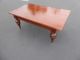 Ethan Allen French Traditional Solid Wood Single Drawer Coffee Table Post-1950 photo 7