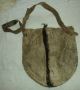 Antique C.  1840 Plains Native American Indian Hide Leather Shot Pouch Vafo Native American photo 5
