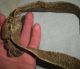 Antique C.  1840 Plains Native American Indian Hide Leather Shot Pouch Vafo Native American photo 8