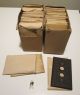 Nos Single Gang Pushbutton Switch Plate Wrinkle Brown Paint On Steel (33 Avail) Switch Plates & Outlet Covers photo 3