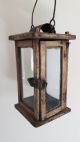 Important Antique Barn Lantern - Painted - Early Lighting - 1850 Primitives photo 1